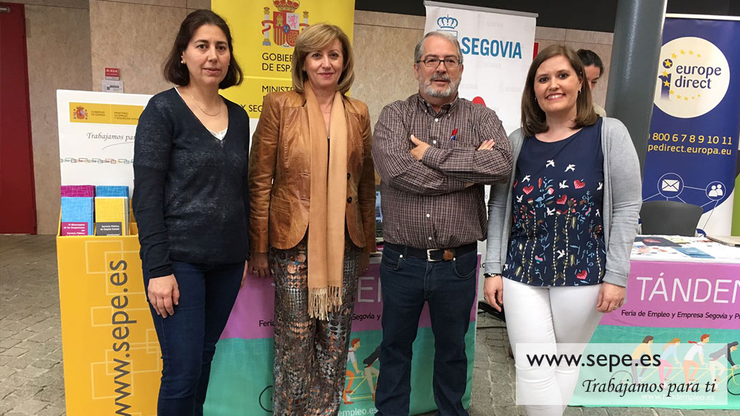 Imagen fondo Feria de Empleo y Empresa de Segovia Tándem 2018
