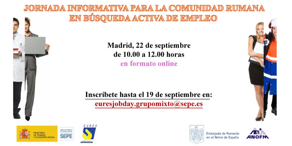 Jornada informativa EURES busqueda de empleo poblacion rumana