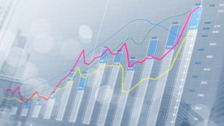 Imagen collage de gráficos y datos 