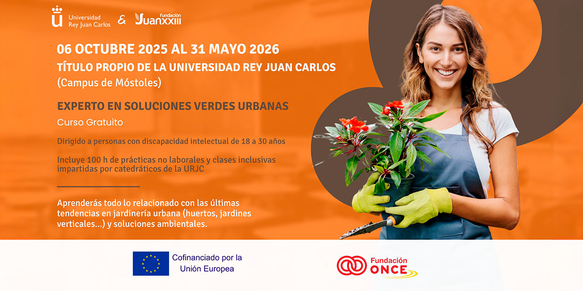 Curso de Experto en Soluciones Verdes Urbana para personas con discapacidad en Madrid