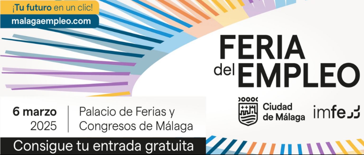 Imagen cartel Feria del Empleo de Málaga 2025