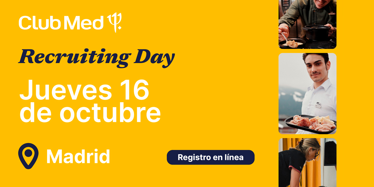 EURES España participa en la Jornada de Reclutamiento del Club Med en el sector de la hostelería y turismo 