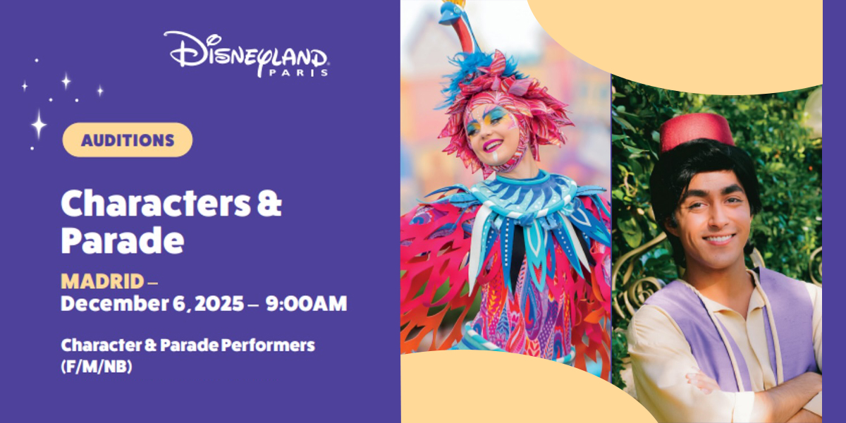 DisneyLand París realiza en Madrid una audición para Personajes y Desfile Disney