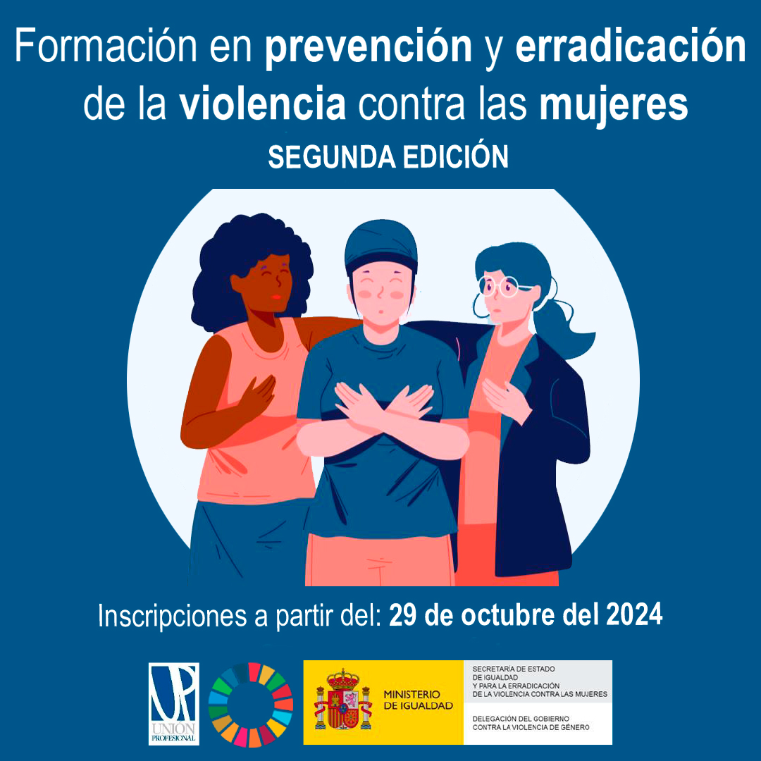 Formación en prevención y erradicación de la violencia contra las mujeres organizado por Unión Profesional