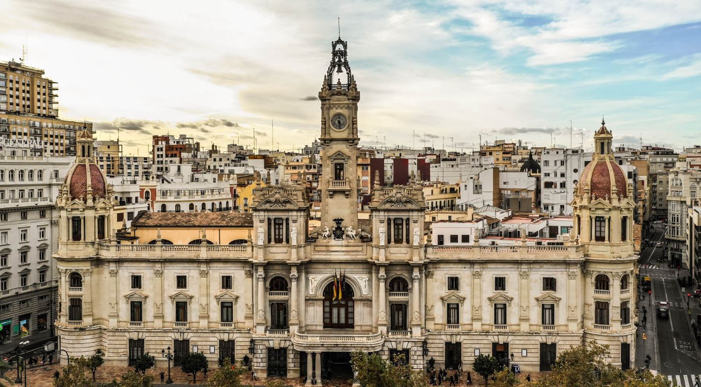 Fotografía del ayuntamiento de Valencia