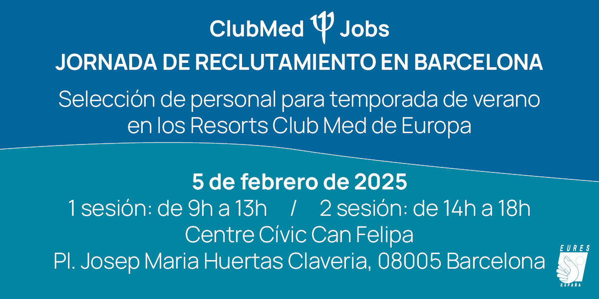 ClubMed - jornada reclutamiento Barcelona - 5 febrero 2025