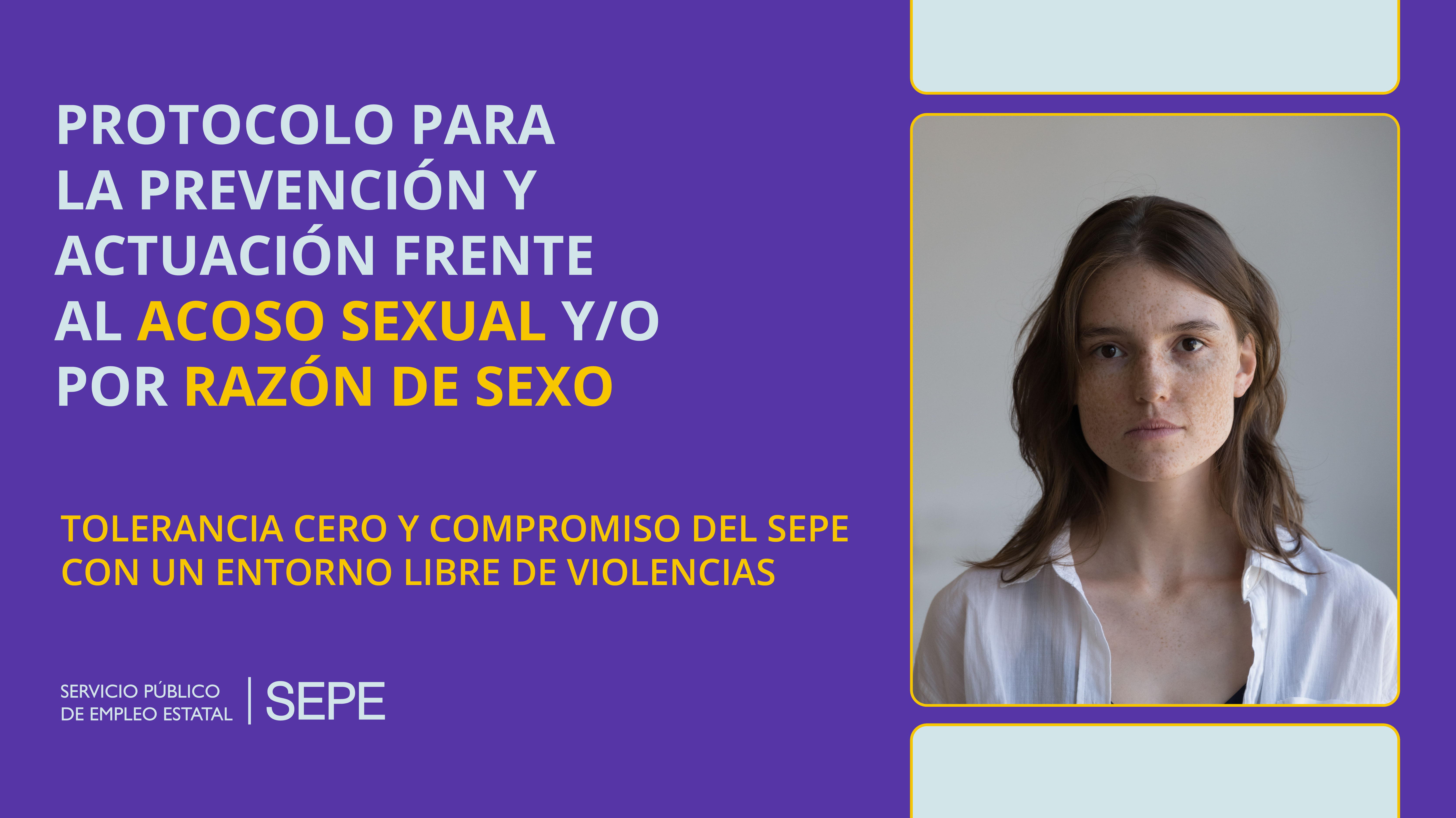 El SEPE implanta el Protocolo de actuación frente al acoso sexual y por razón de sexo con formación especializada para su personal