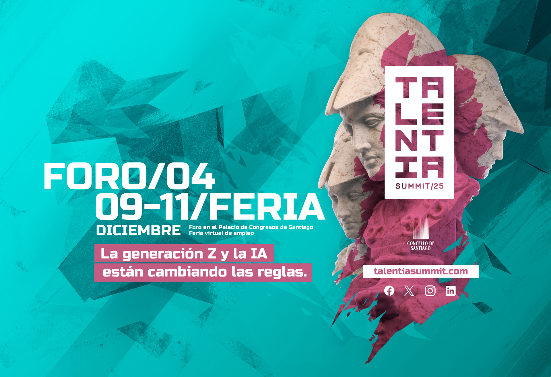 Imagen promocional del foro y feria de empleo Talentia Summit